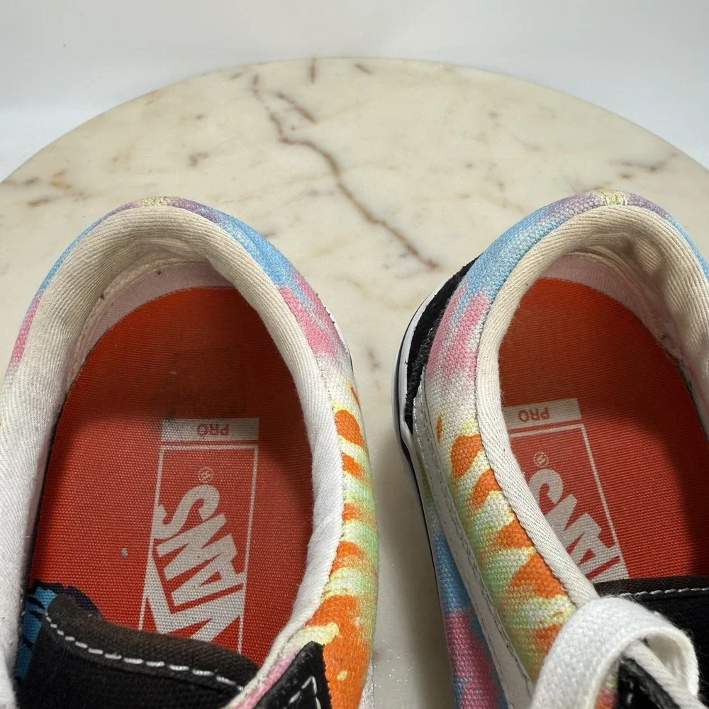 Men's Vans x Santa Cruz Old Skool Pro Limited Edition Tie Dye Skate Shoes 6.5